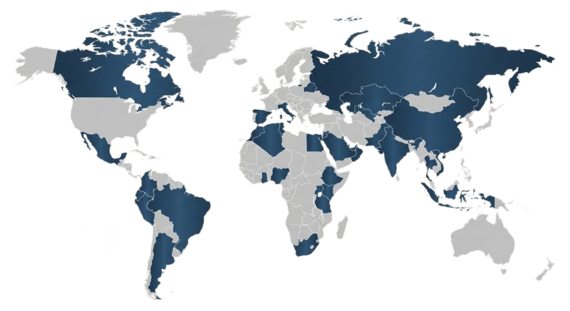Regional supply coordination map for cross-border spare parts support